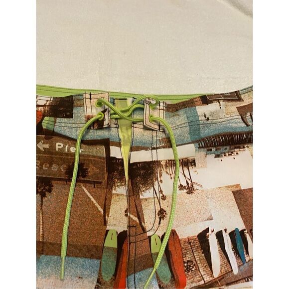 NWT Men’s Arizona Jeans Co. Board Shorts Brown Size 34 - Picture 9 of 12